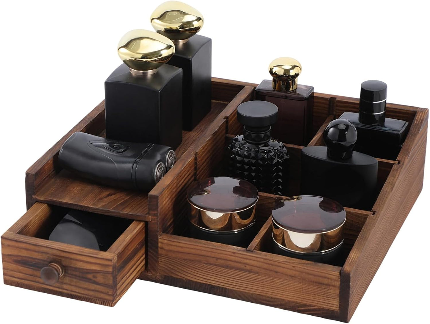 Veyzix Wooden Vanity & Fragrance Organizer